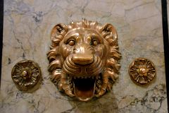 12-2 Lion Head Close Up On The Wall In The Hallway Behind The Entrance Lobby Astor Hall New York City Public Library Main Branch.jpg